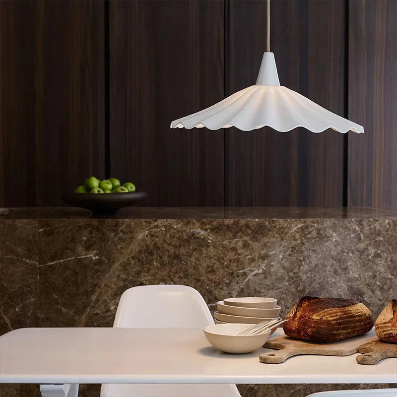 Luminaire Suspension céramique dentelle – Référence : Marisol5821- - Nexa Lights