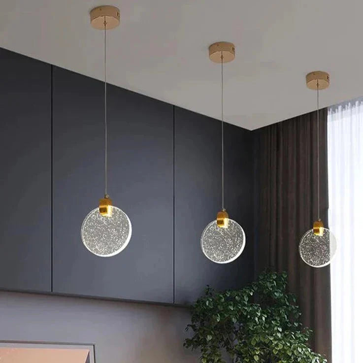 Luminaire Suspension cristal doré élégant – Référence : Isolde4732-Luminaire Suspendu - Nexa Lights