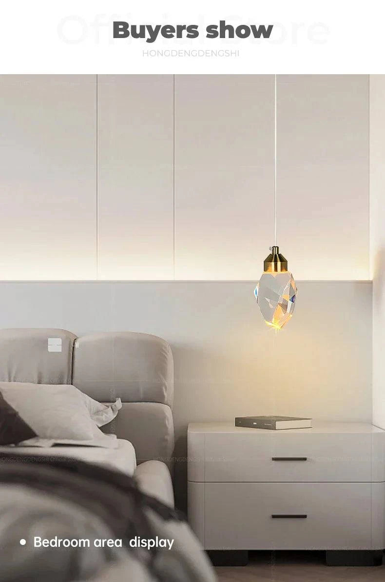 Luminaire Suspension cristal éclatant – Référence : Marvyn5623- - Nexa Lights