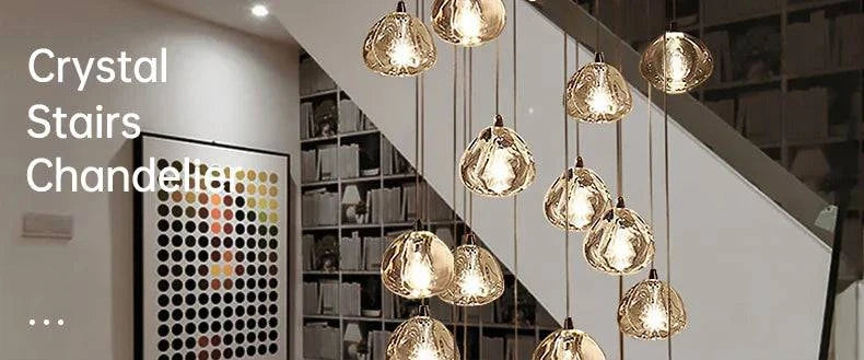 Luminaire Suspension cristal éclatant – Référence : Marvyn5623- - Nexa Lights