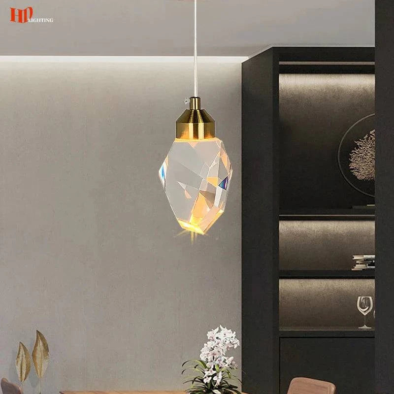 Luminaire Suspension cristal éclatant – Référence : Marvyn5623- - Nexa Lights