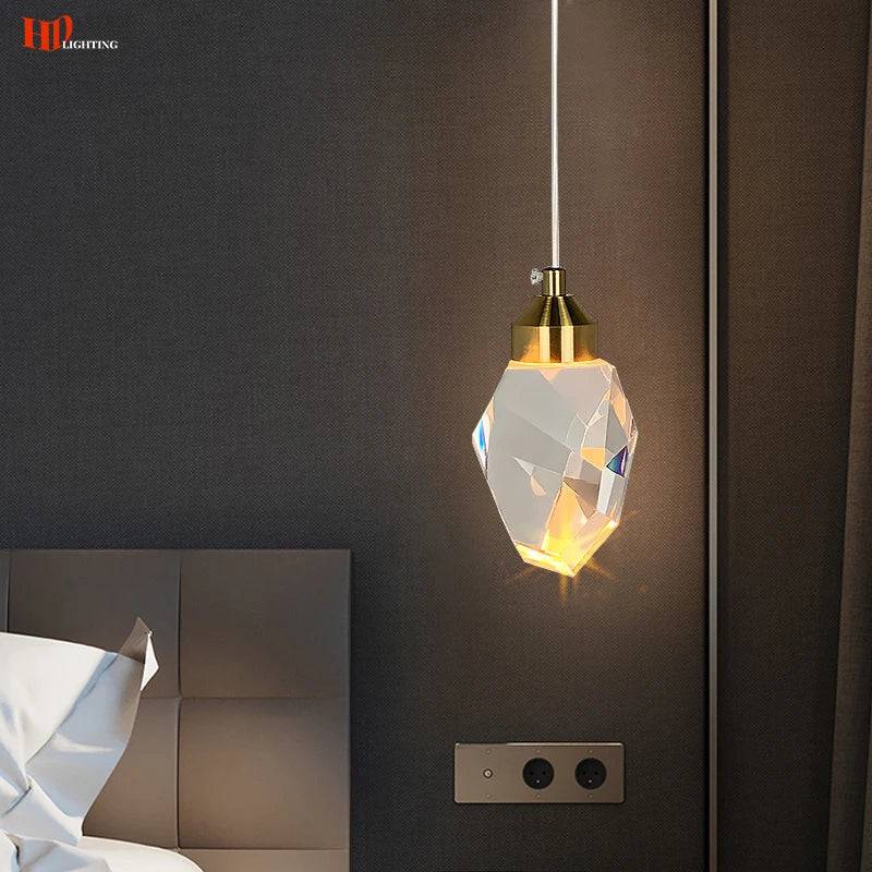 Luminaire Suspension cristal éclatant – Référence : Marvyn5623- - Nexa Lights