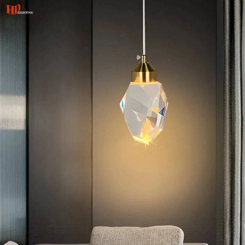 Luminaire Suspension cristal éclatant – Référence : Marvyn5623- - Nexa Lights