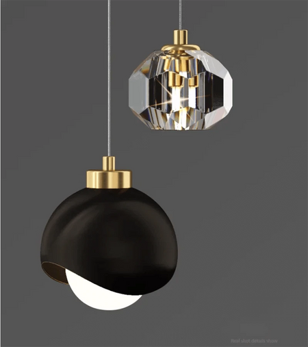 Luminaire Suspension cristal élégant – Référence : Mariel8473- - Nexa Lights