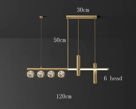 Luminaire Suspension cristal étincelant – Référence : Marvyn4652- - Nexa Lights