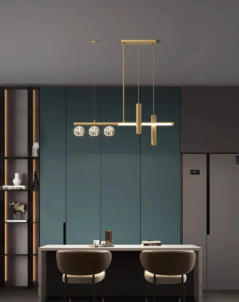 Luminaire Suspension cristal étincelant – Référence : Marvyn4652- - Nexa Lights
