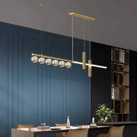 Luminaire Suspension cristal étincelant – Référence : Marvyn4652- - Nexa Lights
