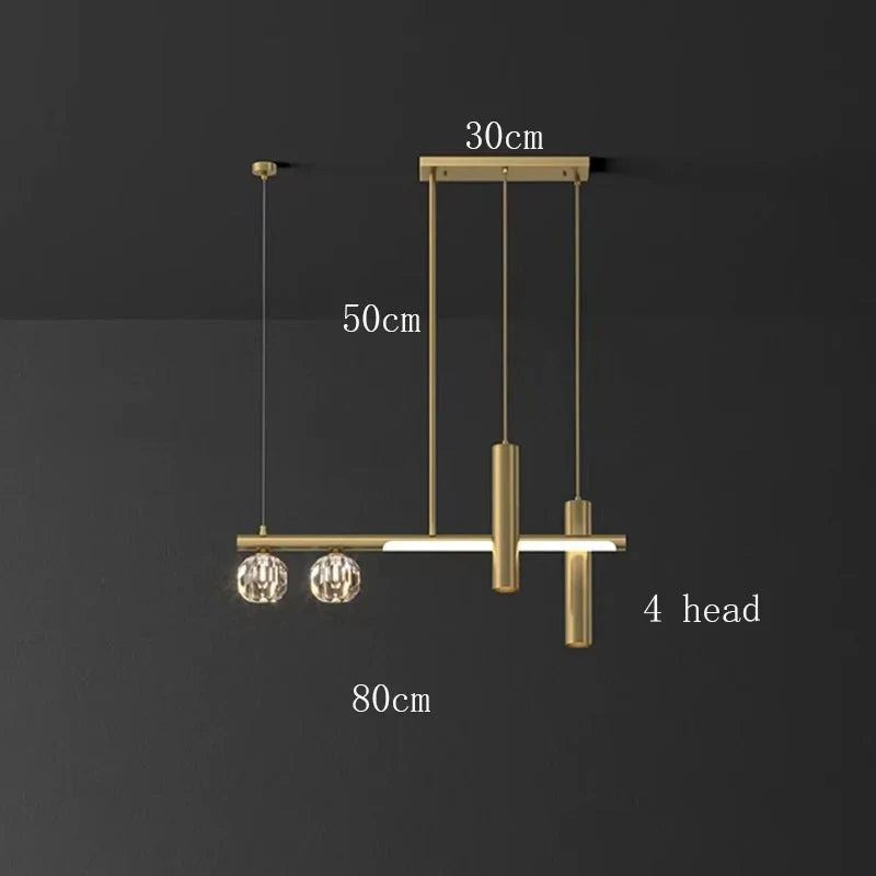 Luminaire Suspension cristal étincelant – Référence : Marvyn4652- - Nexa Lights