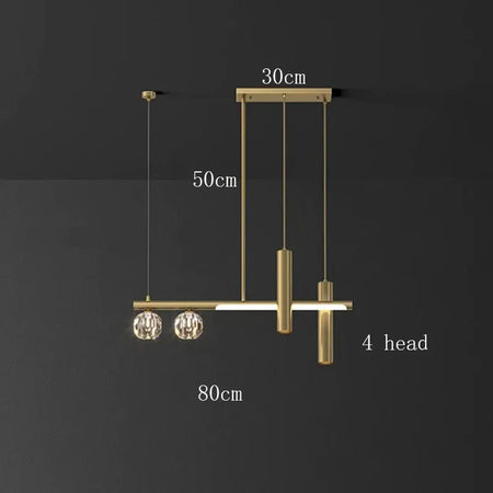 Luminaire Suspension cristal étincelant – Référence : Marvyn4652- - Nexa Lights