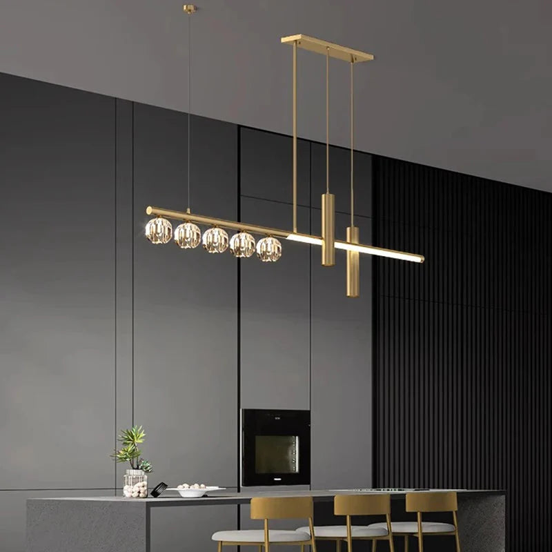 Luminaire Suspension cristal étincelant – Référence : Marvyn4652- - Nexa Lights