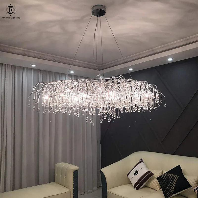 Luminaire Suspension cristal postmoderne – Référence : Loriane5823- - Nexa Lights