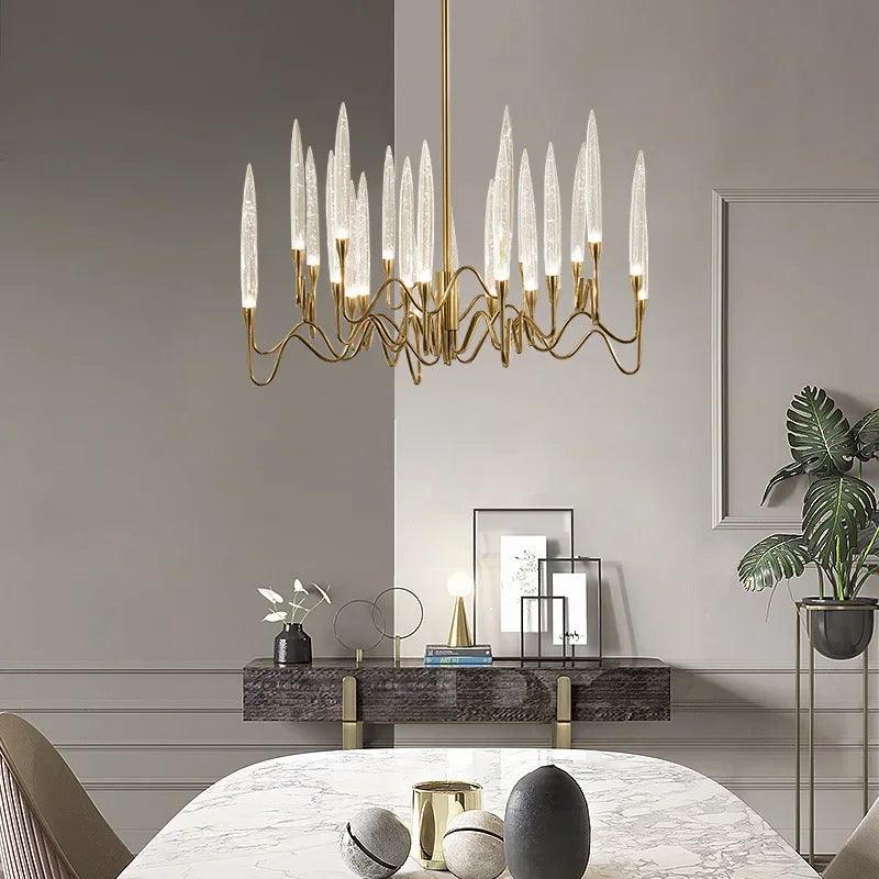 Luminaire Suspension cristal taillé – Référence : Marilou5823- - Nexa Lights