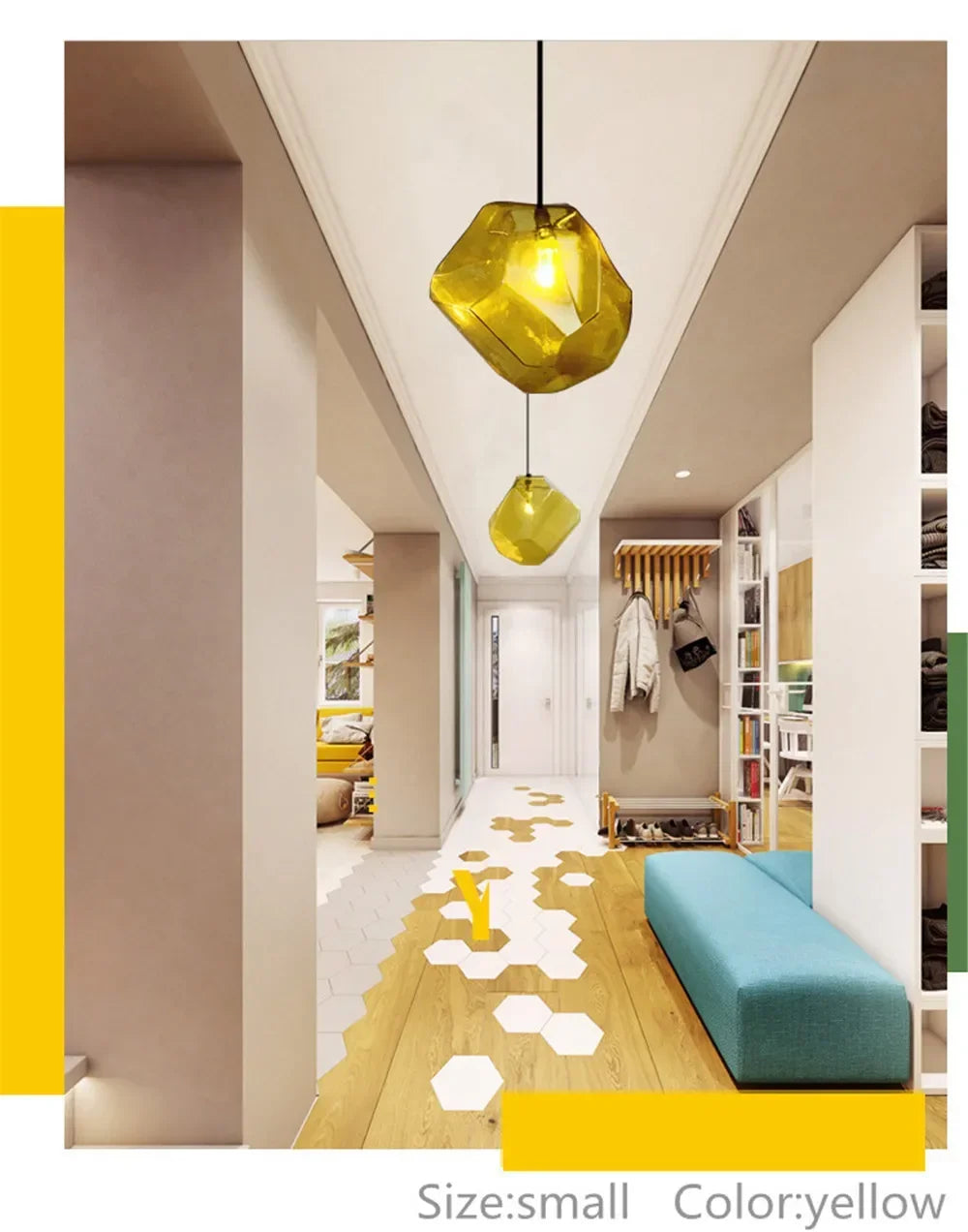 Luminaire Suspension design art déco – Référence : Halina7523- - Nexa Lights
