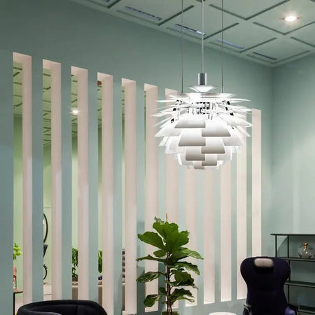 Luminaire Suspension design cône de pin aluminium – Référence : Elowen4827-Luminaire Suspendu - Nexa Lights
