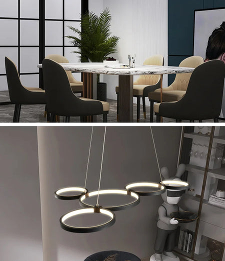 Luminaire Suspension design contemporain argenté – Référence : Aeliana4825- - Nexa Lights