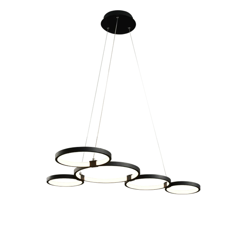 Luminaire Suspension design contemporain argenté – Référence : Aeliana4825- - Nexa Lights