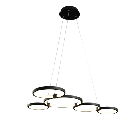 Luminaire Suspension design contemporain argenté – Référence : Aeliana4825- - Nexa Lights