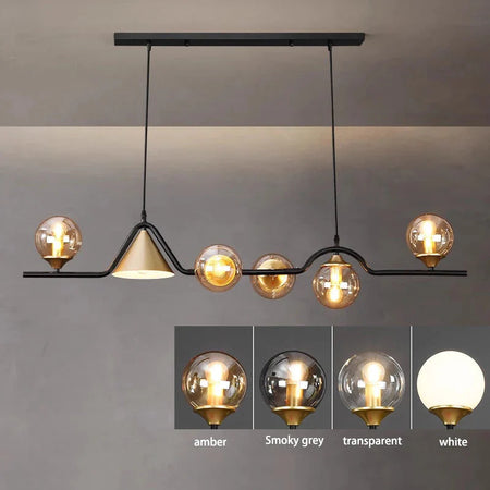 Luminaire Suspension design contemporain argenté – Référence : Calyx4823- - Nexa Lights