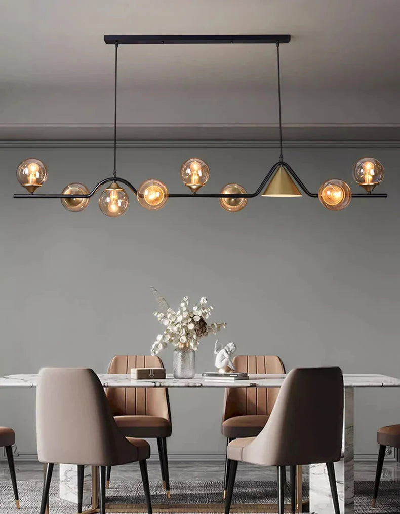 Luminaire Suspension design contemporain argenté – Référence : Calyx4823- - Nexa Lights