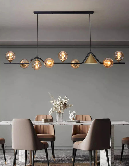 Luminaire Suspension design contemporain argenté – Référence : Calyx4823- - Nexa Lights