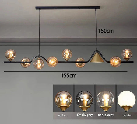 Luminaire Suspension design contemporain argenté – Référence : Calyx4823- - Nexa Lights