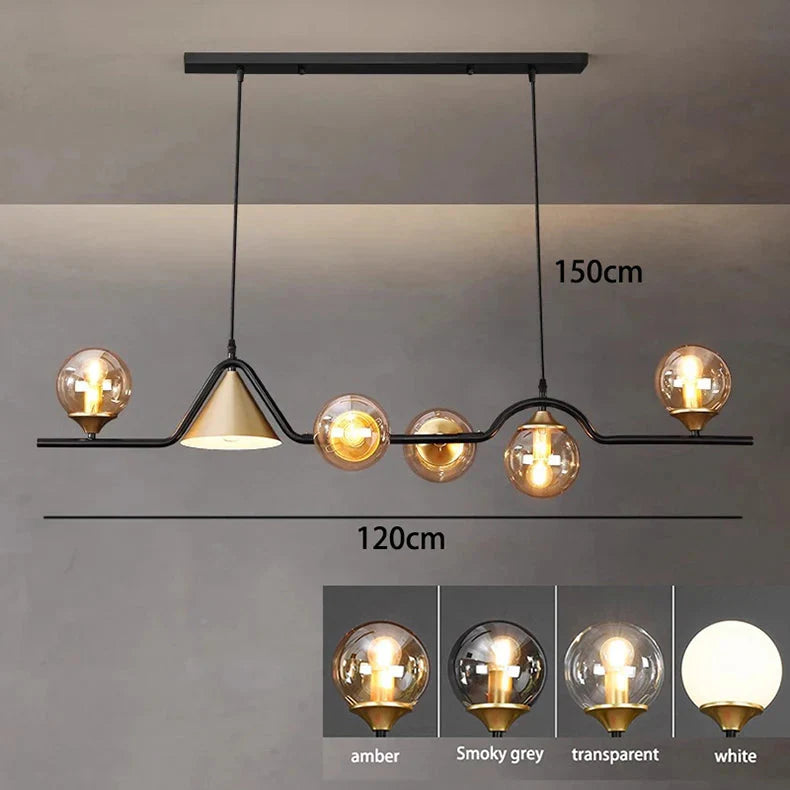 Luminaire Suspension design contemporain argenté – Référence : Calyx4823- - Nexa Lights