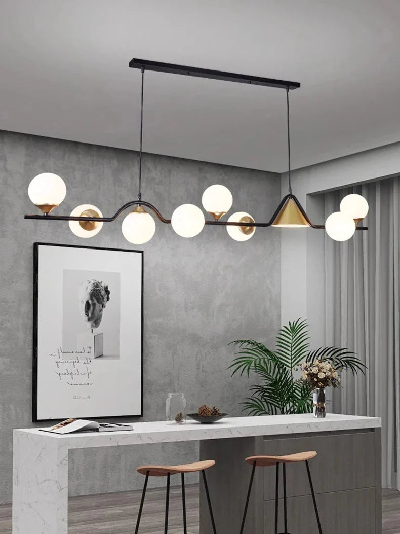 Luminaire Suspension design contemporain argenté – Référence : Calyx4823- - Nexa Lights