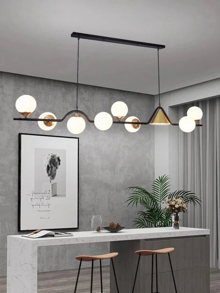 Luminaire Suspension design contemporain argenté – Référence : Calyx4823- - Nexa Lights