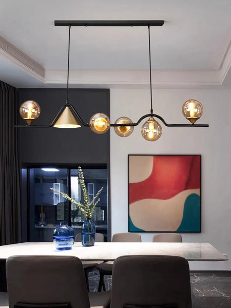 Luminaire Suspension design contemporain argenté – Référence : Calyx4823- - Nexa Lights