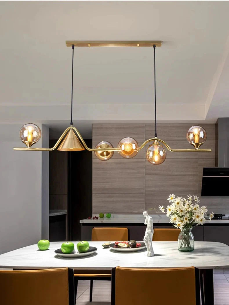 Luminaire Suspension design contemporain argenté – Référence : Calyx4823- - Nexa Lights