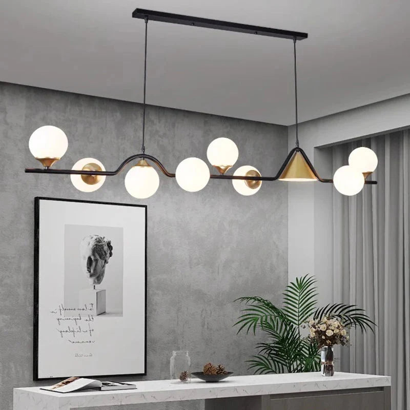 Luminaire Suspension design contemporain argenté – Référence : Calyx4823- - Nexa Lights