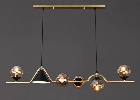 Luminaire Suspension design contemporain argenté – Référence : Calyx4823- - Nexa Lights