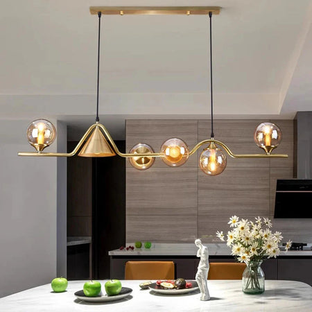 Luminaire Suspension design contemporain argenté – Référence : Calyx4823- - Nexa Lights