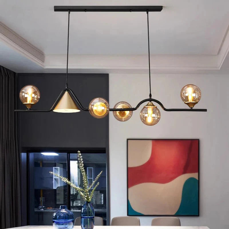 Luminaire Suspension design contemporain argenté – Référence : Calyx4823- - Nexa Lights