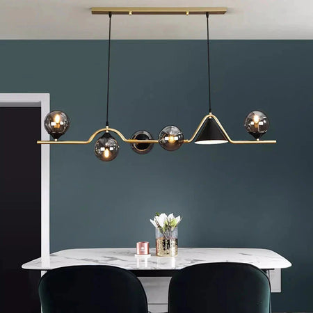 Luminaire Suspension design contemporain argenté – Référence : Calyx4823- - Nexa Lights