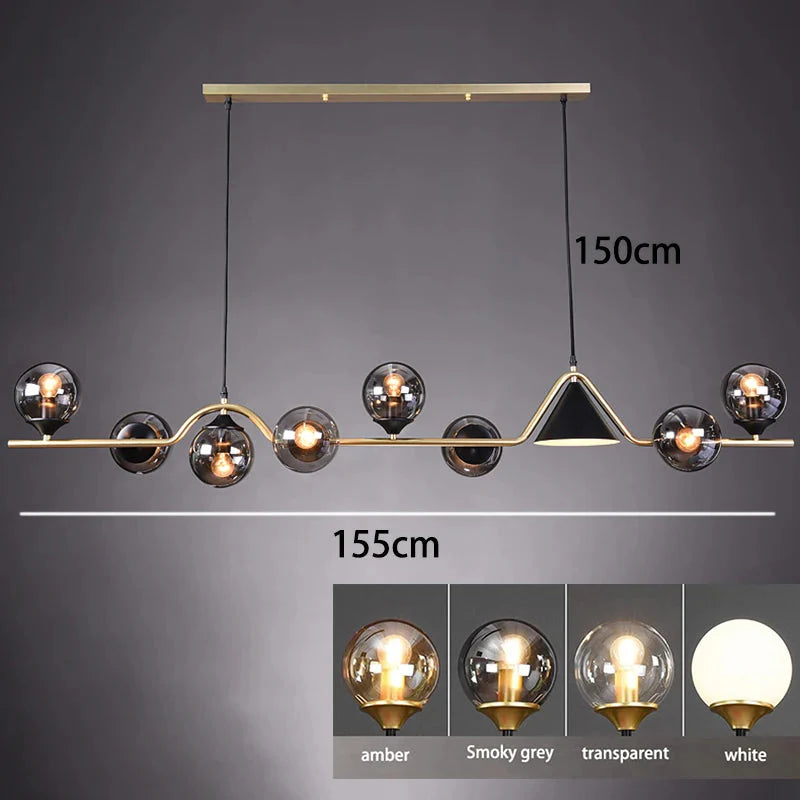 Luminaire Suspension design contemporain argenté – Référence : Calyx4823- - Nexa Lights