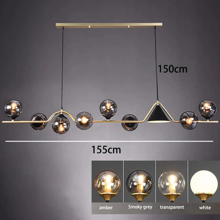 Luminaire Suspension design contemporain argenté – Référence : Calyx4823- - Nexa Lights