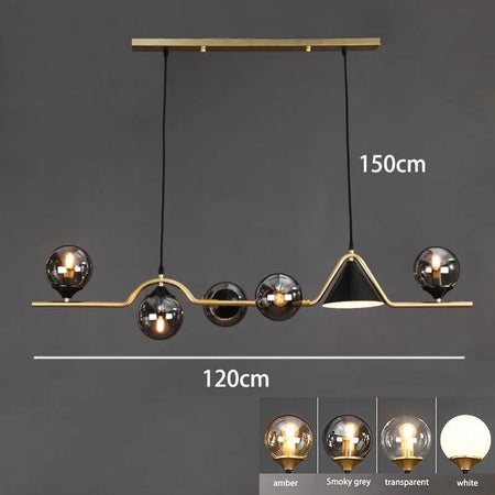 Luminaire Suspension design contemporain argenté – Référence : Calyx4823- - Nexa Lights
