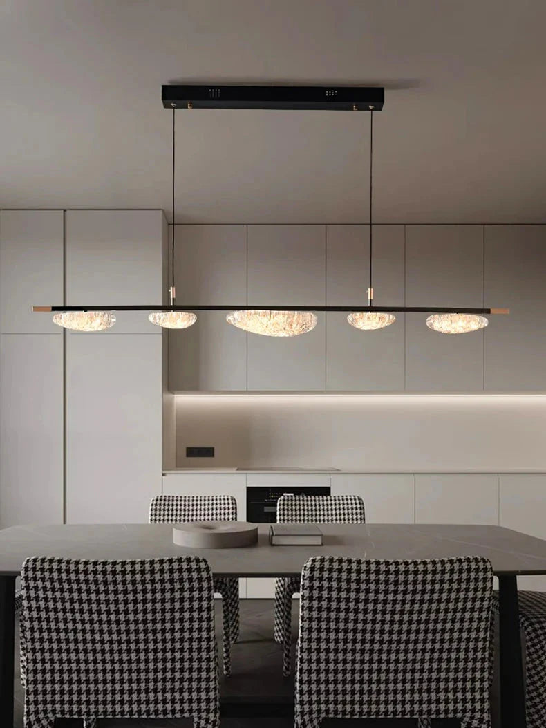 Luminaire Suspension design contemporain argenté – Référence : Maelis5624- - Nexa Lights