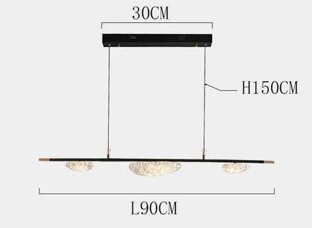 Luminaire Suspension design contemporain argenté – Référence : Maelis5624- - Nexa Lights