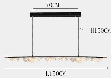 Luminaire Suspension design contemporain argenté – Référence : Maelis5624- - Nexa Lights