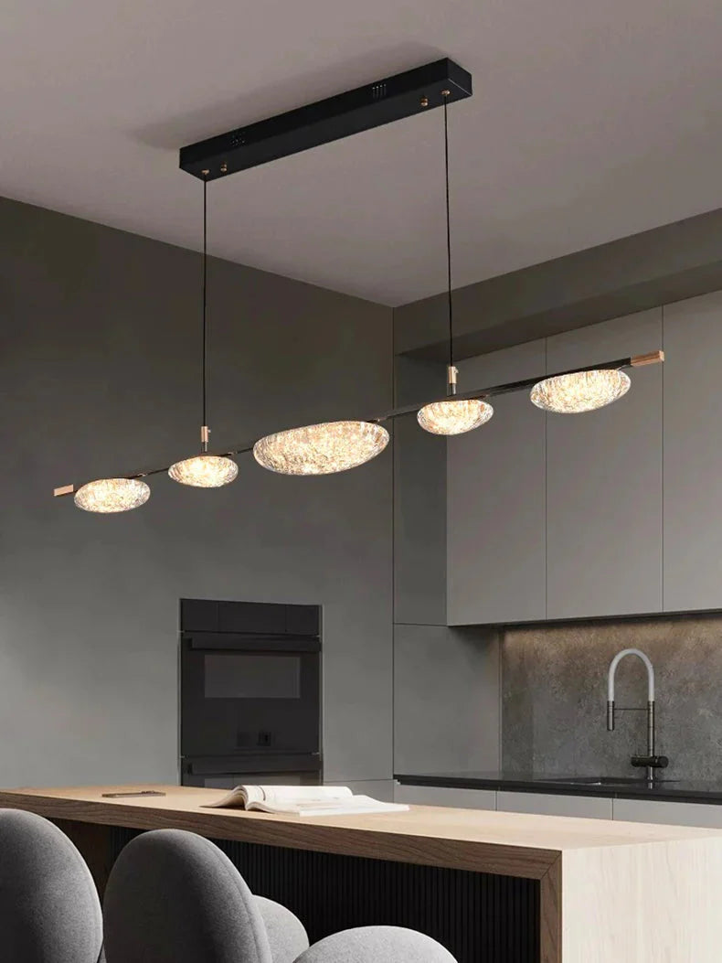 Luminaire Suspension design contemporain argenté – Référence : Maelis5624- - Nexa Lights