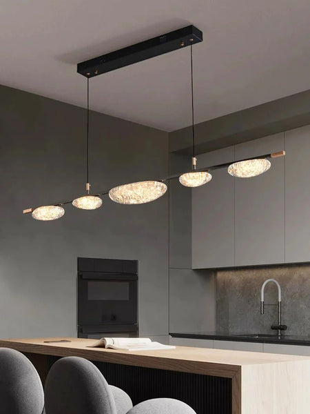 Luminaire Suspension design contemporain argenté – Référence : Maelis5624- - Nexa Lights