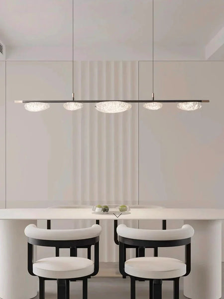 Luminaire Suspension design contemporain argenté – Référence : Maelis5624- - Nexa Lights