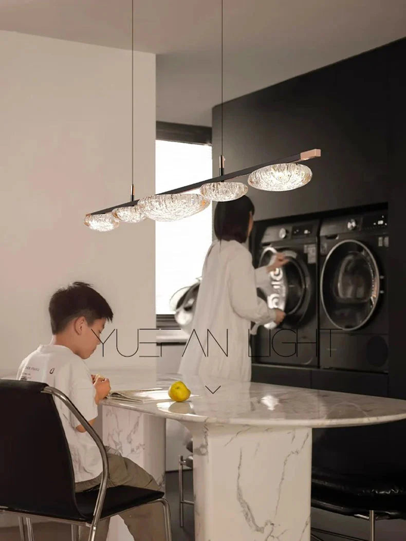 Luminaire Suspension design contemporain argenté – Référence : Maelis5624- - Nexa Lights