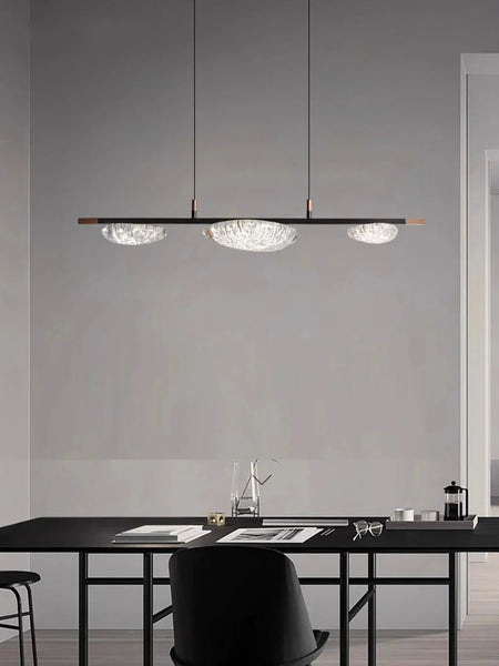 Luminaire Suspension design contemporain argenté – Référence : Maelis5624- - Nexa Lights
