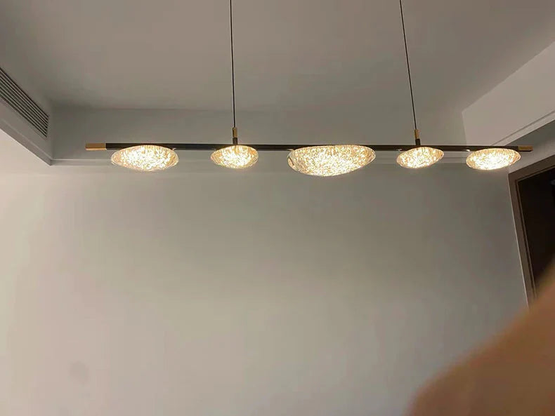 Luminaire Suspension design contemporain argenté – Référence : Maelis5624- - Nexa Lights