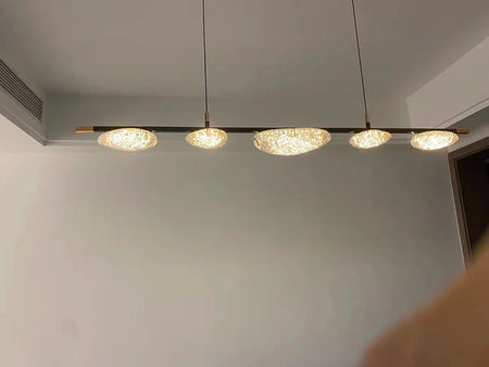 Luminaire Suspension design contemporain argenté – Référence : Maelis5624- - Nexa Lights