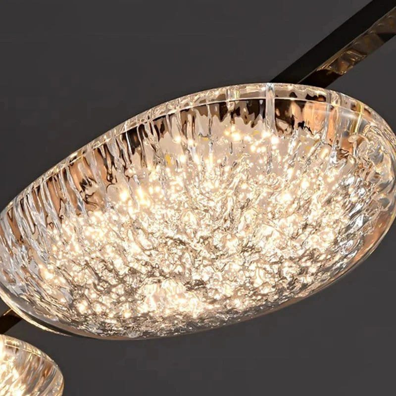 Luminaire Suspension design contemporain argenté – Référence : Maelis5624- - Nexa Lights