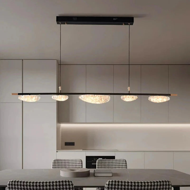 Luminaire Suspension design contemporain argenté – Référence : Maelis5624- - Nexa Lights